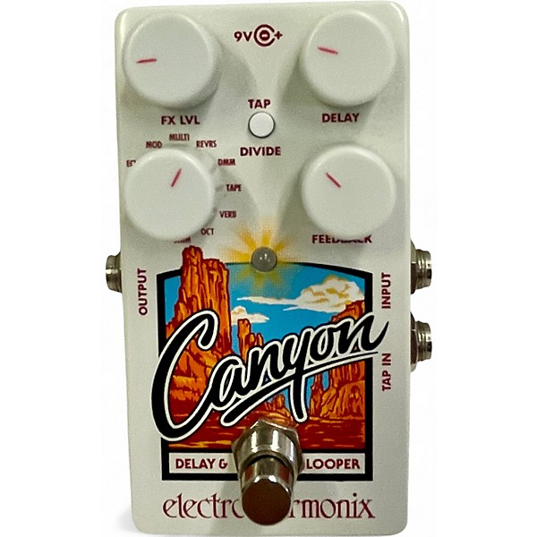 Used Electro-Harmonix Canyon Delay and Looper Effect Pedal