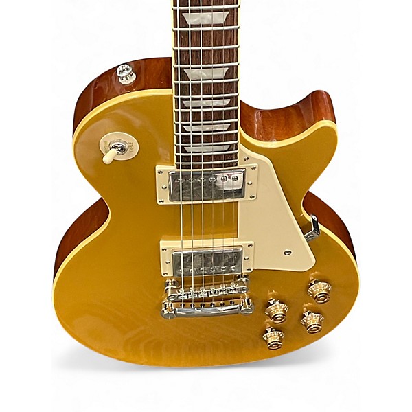 Used Epiphone Les Paul Standard Metallic Gold Solid Body Electric Guitar