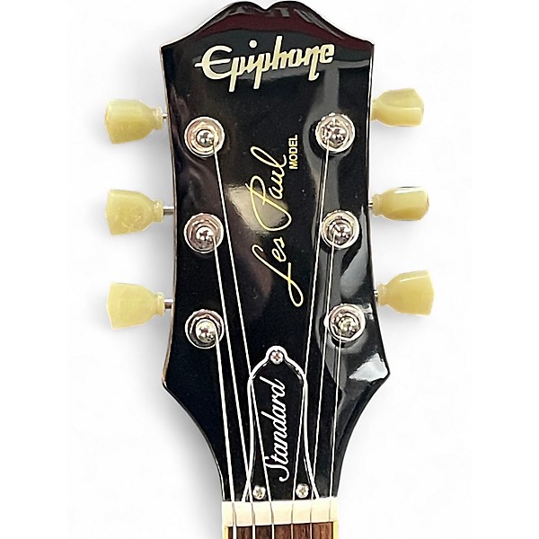 Used Epiphone Les Paul Standard Metallic Gold Solid Body Electric Guitar