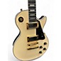 Used Epiphone Les Paul Custom Blackback Antique Ivory Solid Body Electric Guitar thumbnail