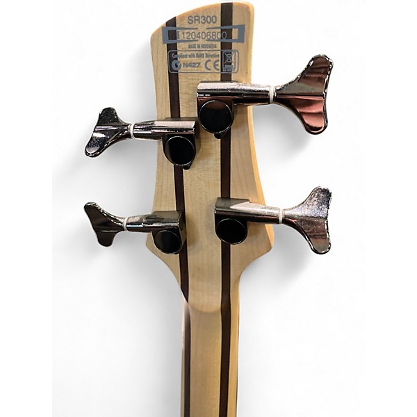 Used Ibanez SR300 ROADSTER ORANGE Electric Bass Guitar