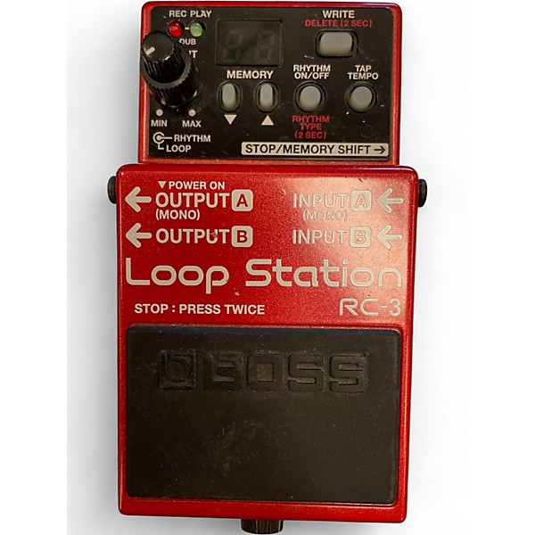 ギター Boss RC-3 Loop Station Guitar Pedal Amazon.com: BOSS RC-3 Loop Station Pedal, red : Musical