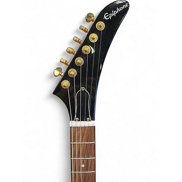 Used Epiphone Korina Explorer Natural Electric Bass Guitar