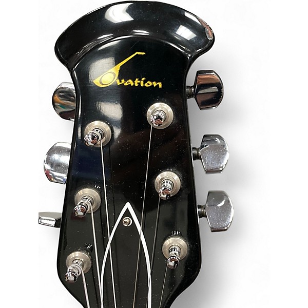 Used Ovation VIPER Black Solid Body Electric Guitar