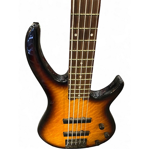 Used Peavey millinium bxp 5 string 2 Color Sunburst Electric Bass Guitar