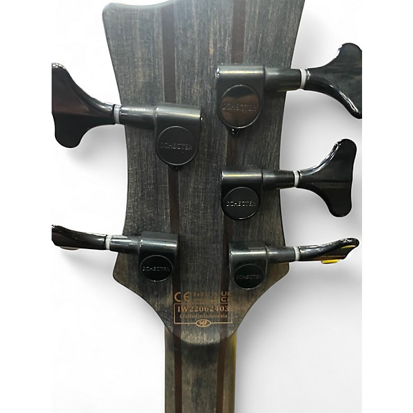 Used Schecter Guitar Research Riot 5 aurorer burst Solid Body Electric Guitar