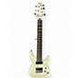 Used Schecter Guitar Research Demon 7 String Arctic White Solid Body Electric Guitar thumbnail