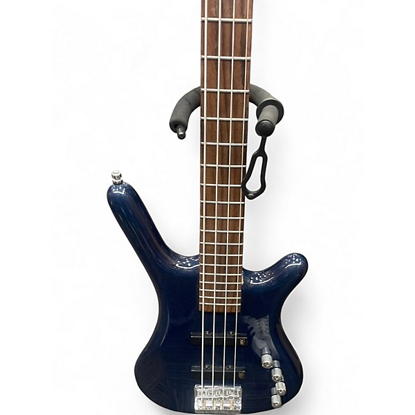 Used RockBass by Warwick CORVETTE Trans Blue Electric Bass Guitar