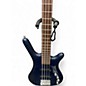 Used RockBass by Warwick CORVETTE Trans Blue Electric Bass Guitar