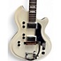 Used Supro Martinique White Hollow Body Electric Guitar