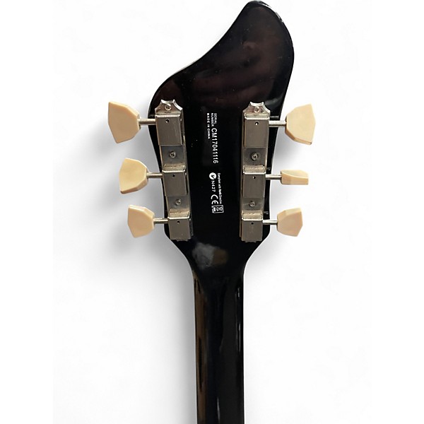 Used Supro Martinique White Hollow Body Electric Guitar