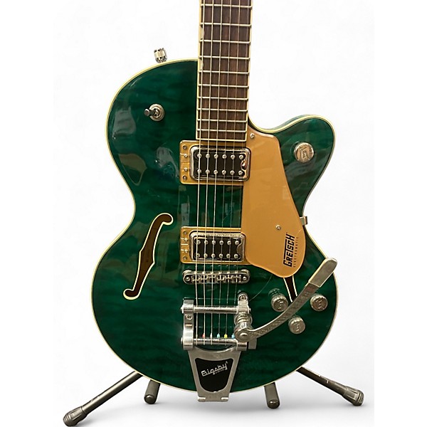 Used Gretsch Guitars G5655T-QM Mariana Green Hollow Body Electric Guitar