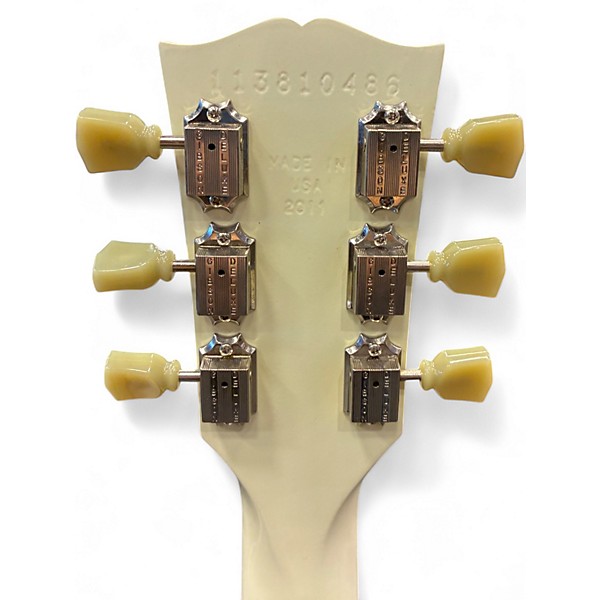 Used 2011 Gibson Les Paul Studio Alpine White Solid Body Electric Guitar