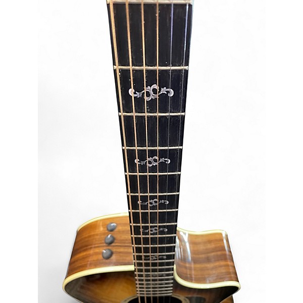 Used Taylor Custom 414CE Shaded Edge Burst Acoustic Electric Guitar