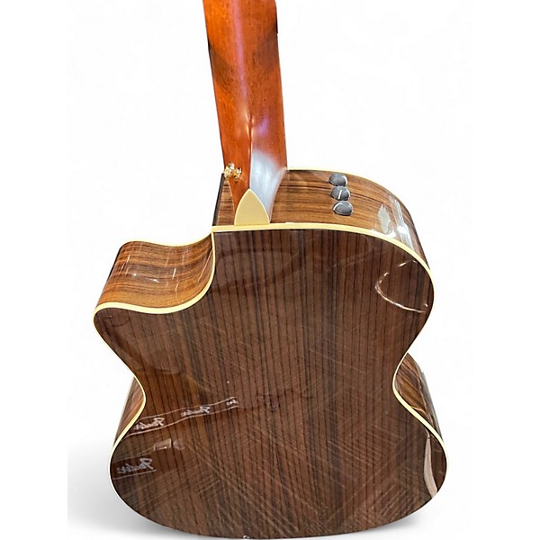 Used Taylor Custom 414CE Shaded Edge Burst Acoustic Electric Guitar