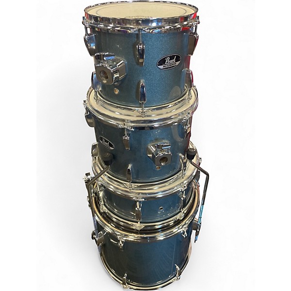 Used Pearl 5 Piece ROADSHOW BLUE SPARKLE Drum Kit
