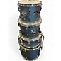 Used Pearl 5 Piece ROADSHOW BLUE SPARKLE Drum Kit thumbnail