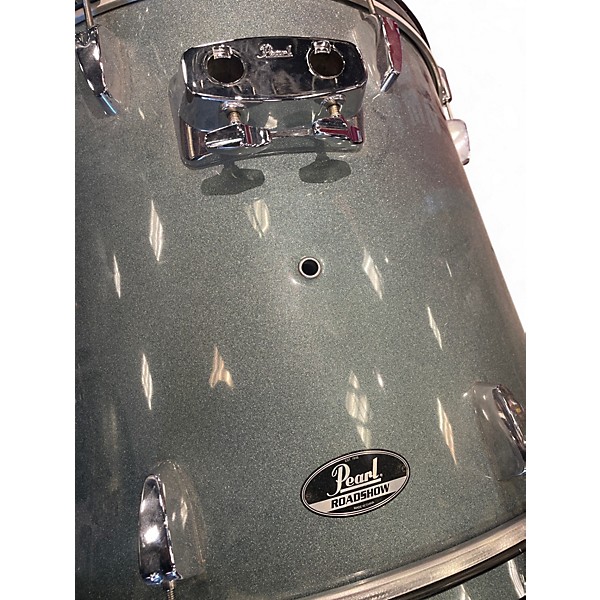 Used Pearl 5 Piece ROADSHOW BLUE SPARKLE Drum Kit