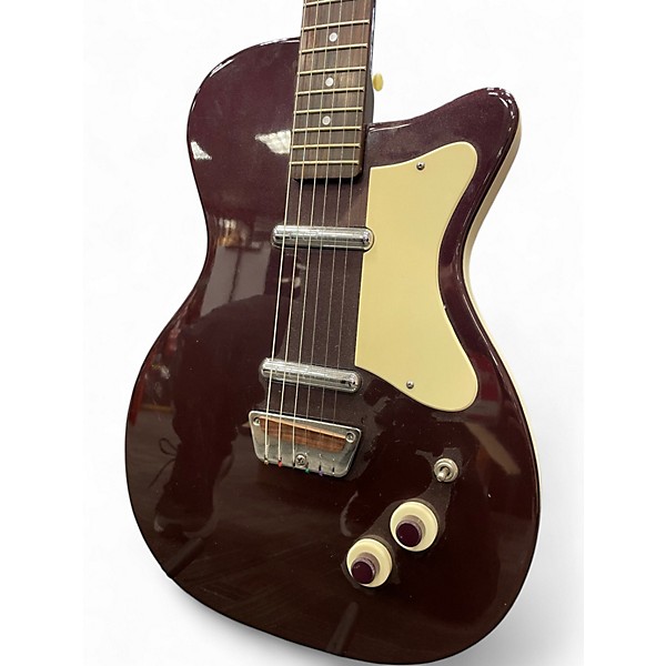 Used Danelectro U2 Black Solid Body Electric Guitar