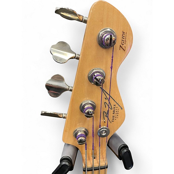 Used Dean Zelinsky The Mule Black Electric Bass Guitar