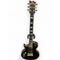 Used ESP EC1000 Deluxe Left Handed Black and Gold Electric Guitar thumbnail