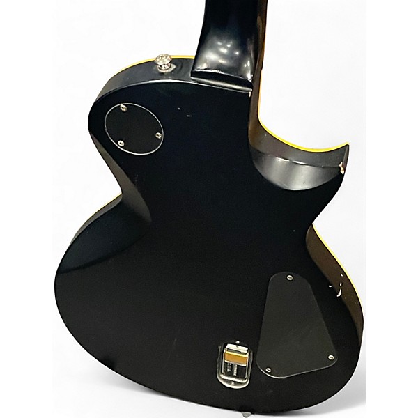 Used ESP EC1000 Deluxe Left Handed Black and Gold Electric Guitar