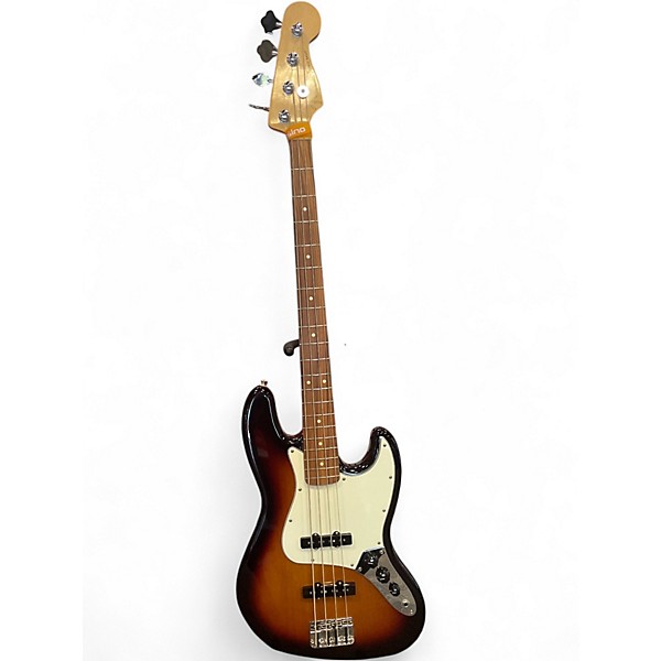 Used Fender 75TH ANNIVERSARY PLAYER JAZZ BASS 2 Tone Sunburst Electric Bass Guitar
