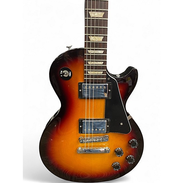 Used Gibson Les Paul Studio 2 Tone Sunburst Solid Body Electric Guitar
