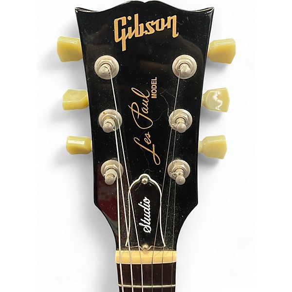 Used Gibson Les Paul Studio 2 Tone Sunburst Solid Body Electric Guitar