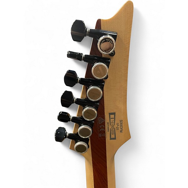 Used Ibanez SIX6DFM SPACE BURST Solid Body Electric Guitar