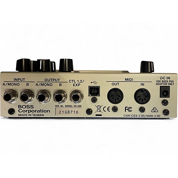 Used BOSS DD500 Digital Delay Effect Pedal