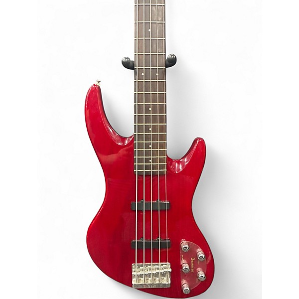 Used DeArmond Pilot V Cherry Electric Bass Guitar