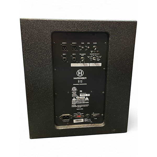 Used Harbinger S12 Powered Subwoofer