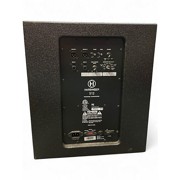 Used Harbinger S12 Powered Subwoofer