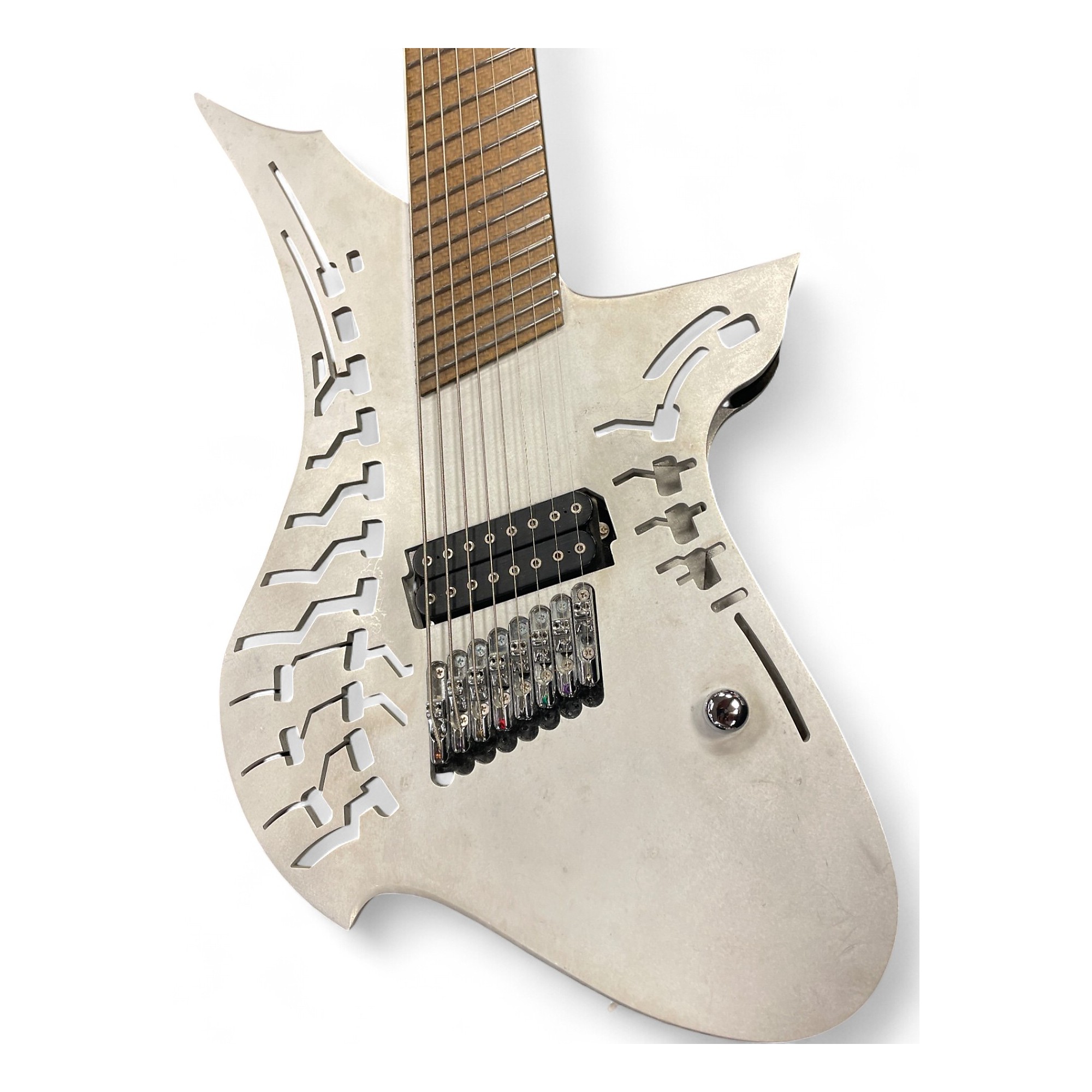 Used Etherial AZWEN 8 STRING ALUMINUM Solid Body Electric Guitar