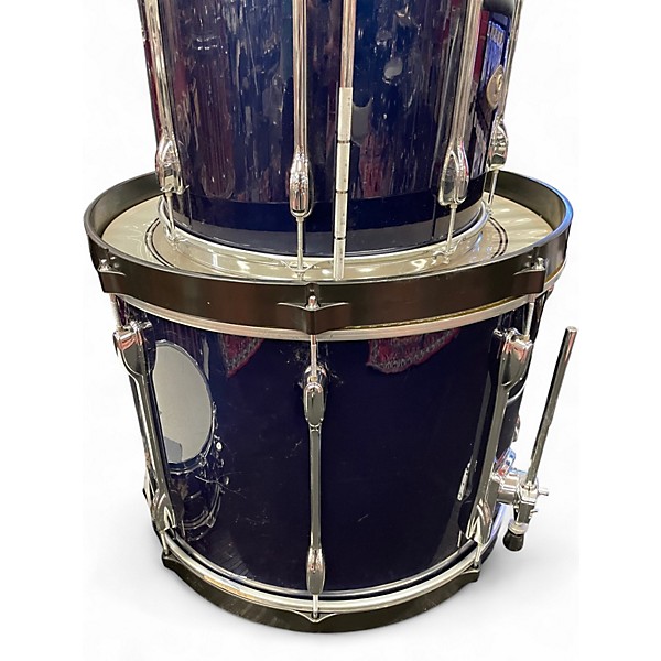 Used TAMA 4 Piece Rockstar Metallic Blue Drum Kit