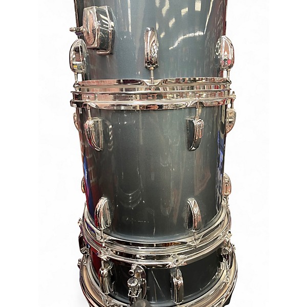 Used TAMA 5 Piece swingstar Ice Blue Metallic Drum Kit