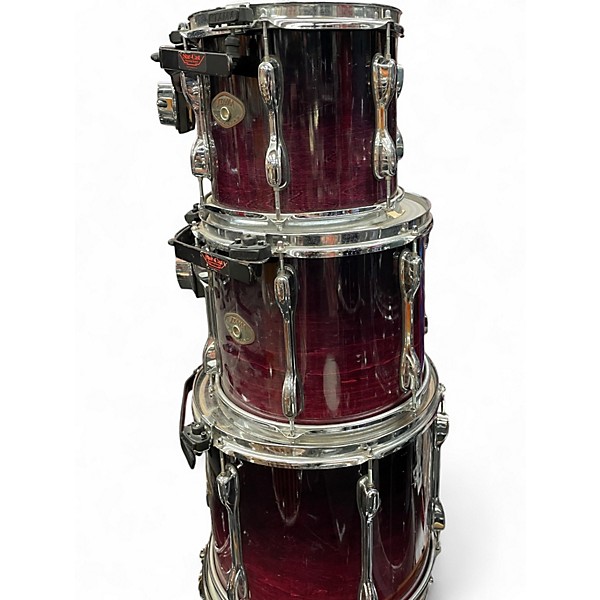 Used TAMA 5 Piece Rockstar Trans Purple Drum Kit