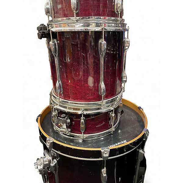 Used TAMA 5 Piece Rockstar Trans Purple Drum Kit