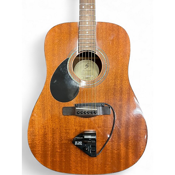 Used Greg Bennett Design by Samick D1LH Natural Acoustic Electric Guitar