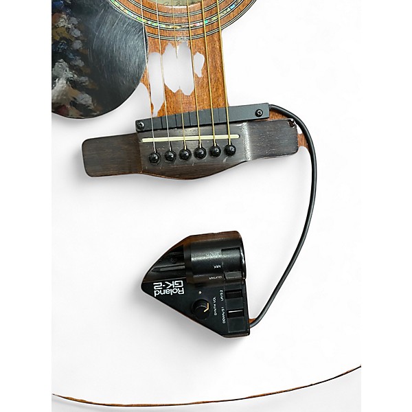 Used Greg Bennett Design by Samick D1LH Natural Acoustic Electric Guitar