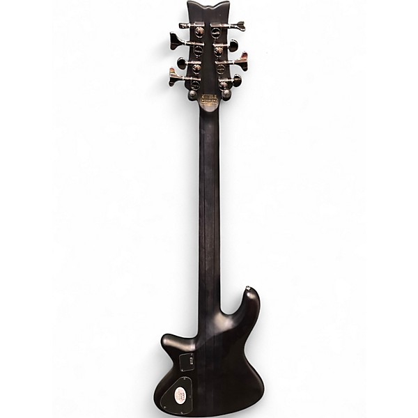 Used Schecter Guitar Research Diamond Series Studio 8 Flat Black Electric Bass Guitar