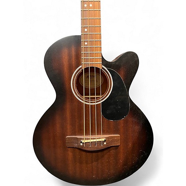 Used Mitchell T239BCE-BST Brown Sunburst Acoustic Bass Guitar