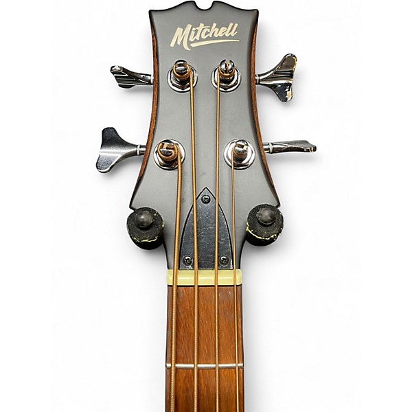 Used Mitchell T239BCE-BST Brown Sunburst Acoustic Bass Guitar