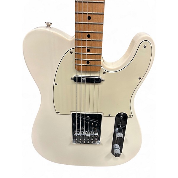 Used Fender Standard Telecaster Olympic White Solid Body Electric Guitar