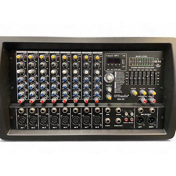 Used Gtd Audio BM55 Powered Mixer