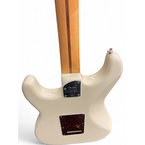 Used 2023 Fender American Professional II Stratocaster Olympic White Solid Body Electric Guitar