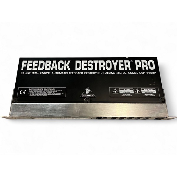 Used Behringer Feedback Destroyer Pro DSP1100P Feedback Suppressor