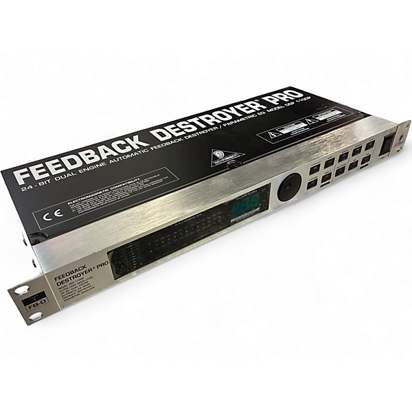 Used Behringer Feedback Destroyer Pro DSP1100P Feedback Suppressor