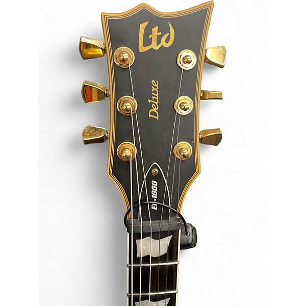 Used 2024 ESP LTD EC1000 Vintage Black Solid Body Electric Guitar